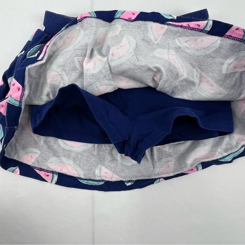 OshKosh - Girl's Skort - 5T - Blue Watermelon